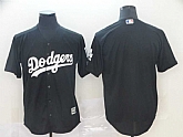 Dodgers Blank Black Turn Back The Clock Cool Base Jersey,baseball caps,new era cap wholesale,wholesale hats